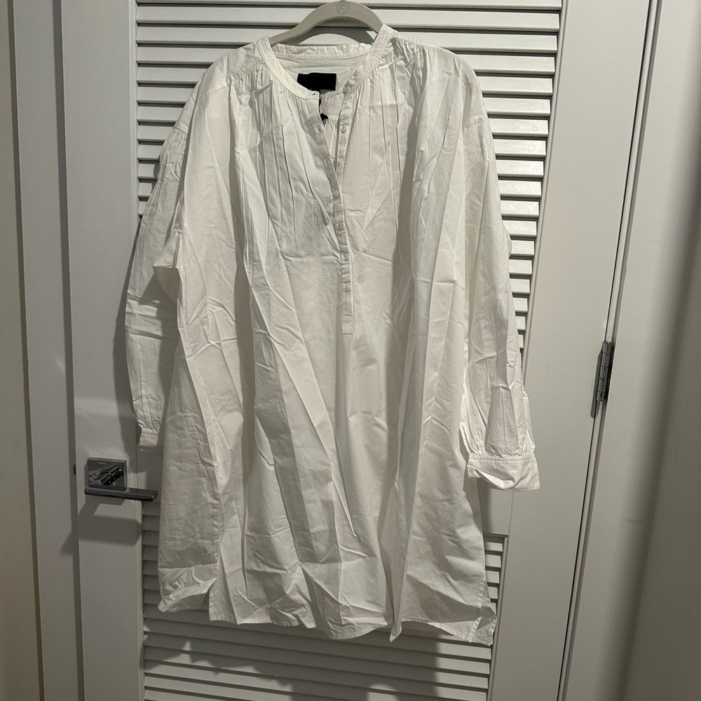 Nili Lotan White Midi Dress